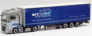 HER311816 - MAN TGX XXL 4x2 with curtainsider trailer 3 Axles SFT Transport