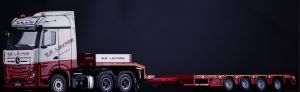 IMC32-0117 - MERCEDES BENZ Actros Streamspace 6x4 SE LIFTING and Nooteboom MCOS low loader trailer