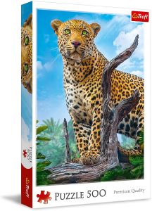 TRF37332 - Wild Leopard 500 Piece Puzzle