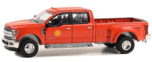 GREEN46130-E - blister-packed FORD F-350 Lariat Dually 2019 - SHELL Oil from the DUALLY DRIVERS range