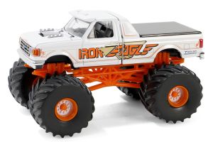 GREEN49150-E - FORD F-350 1990 Monster truck - IRON EAGLE aus der Serie KINGS OF CRUNCH in Blisterverpackung