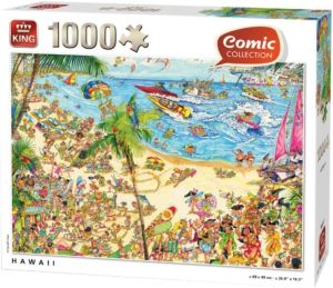 KING56017 - 1000 pieces Puzzle Comic Collection Hawaii