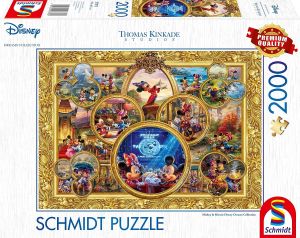 SCM57371 - Thomas Kinkade 2000 pieces puzzle - Mickey and Minnie