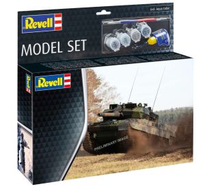 REV63355 - MODEL SET - Char LEOPARD 2 A7V with paint to assemble