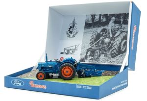 UH6377 - FORDSON Super Dexta with 2 Corps RANSOMES TS 54A plough - Limited to 1000 copies.