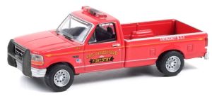 GREEN67010B - FORD F-350 1992 Massachusetts Forety FIRE & RESCUE Blister Pack