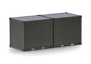 HER747103 - Container 10 feet dark green - 2 pieces