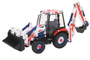 OXF763CX002 - Backhoe loader JCB 3CX - UNION JACK