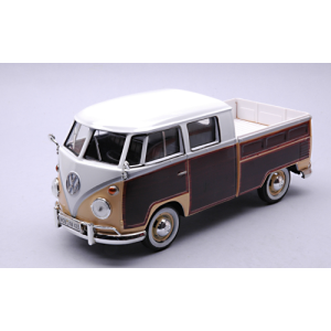 MMX79560MARRON - VOLKSWAGEN T1 Pick-up Brown and white