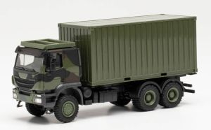 HER746793 - IVECO Trakker 6x6 carrier with 20 Feet container Camouflage