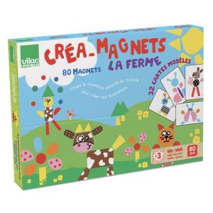 VIL8023 - Crea-Magnets 80 pieces - The Farm