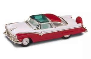 LDC94202RD - 1955 red and white FORD Crown Victoria