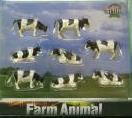 KID571878 - Lot of 8 HOLSTEIN Cows Scale: 1/87