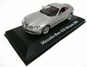 ATL2891022 - MERCEDES BENZ SLR McLaren 2003 metallic gray My Mythic Cars series