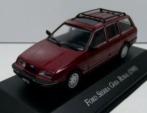 MAGARGAQV24 - FORD Sierra GHIA rural 1988 burgundy with booklet