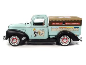 AMMAWSS138 - FORD Truck 1940 Green and black MONOPOLY