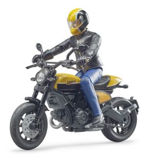 BRU63053 - DUCATI Scrambler with biker - AVAILABLE MARCH 2020