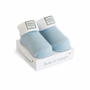 DC3703-02 - Birth sock - Blue and white