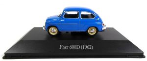 MAGARG04 - FIAT 600D 2 doors 1962 blue sold in blister