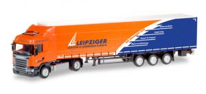 HER307444 - SCANIA R13 HL 4x2 with trailer 3 axles transport Leipziger