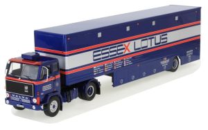 IXOTTR021 - VOLVO F89 4x2 and Team Essex Lotus racing car transport trailer