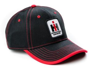 IHRA65 - INTERNATIONAL black cap with red stitching