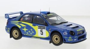 IXO24RAL026A - SUBARU IMPREZZA S7 #5 BURNS/REID RALLYE DE GRANDE BRETAGNE 2001 blue