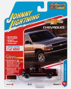 JLCG030B-D - CHEVROLET Silverado 2002 burgundy from the CLASSIC GOLD series in blister pack