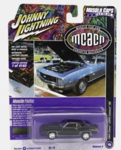 JLMC031B-F - CHEVROLET COPO Camaro RS 1969 green from the MUSCLE CARS 2022 series in blister pack