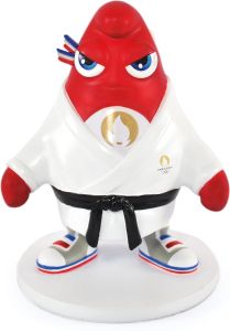 JO2511 - Official figurine of the Paris 2024 Olympic Games - judo - 13 cm