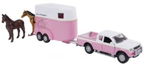 KID520124 - Pickup with van and two horses - SOON AVAIL