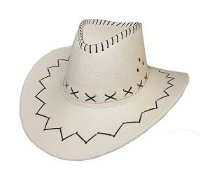 LP00006 - White Cowboy Hat