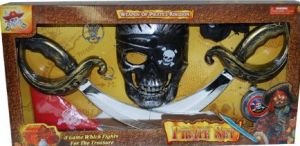 LPE50532 - Pirate kit with a mask, 2 swords and accessories