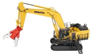 NZG9991 - KOMATSU PC1250 excavator with demolition grapple