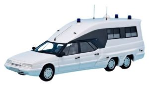 PER918 - CITROEN XM Tissier 1007 white with Ambulances decals - Limited to 150ex.