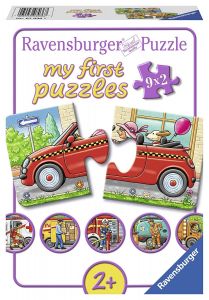 RAV070367 - 9 Puzzles - 2 pieces - Vehicles