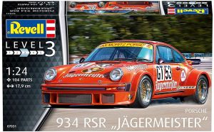 REV07031 - PORSCHE 934 RSR Jagermeister model to mount and paint paint and glus not inclued