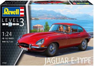 REV07668 - JAGUAR E-Type model to assemble and paint paints and glue not included