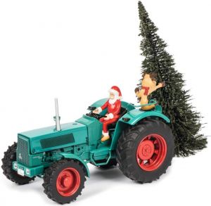 SCH7802 - HANOMAG with Santa Claus and fir