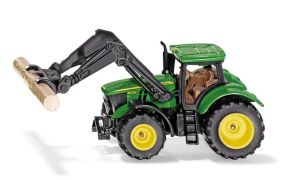 SIK1540 - JOHN DEERE 6215R with wood grab