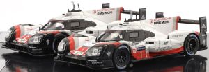 IXO-SP919-SET2 - 2 PORSCHE 919 Hybrid #1 and #2 Winner of the 24 hours of Le Mans 2017