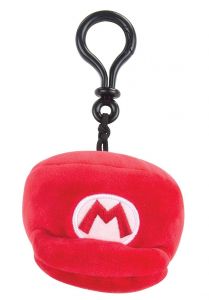 T12963 - Plush clip MARIO KART - MARIO cap