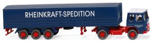 WIK051701 - MAN 4x2 with flatbed trailer Rheinkraft Spedition