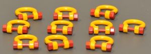 YCC636-2 - 10 shackles - 200 tons yellow - miniature