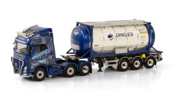 WSI01-3435 - VOLVO FH4 GLOBETROTTER XL 6x2 with 3-axle tanker trailer INGO DINGES