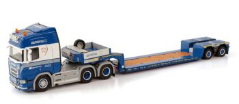 WSI01-3572 - SCANIA R HIGHLINE 6x2 with 2-axle low loader AC MEJERIMASKINER