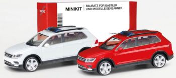 HER013109-002 - 2 x VOLKSWAGEN Tiguan White and Red - In Kit