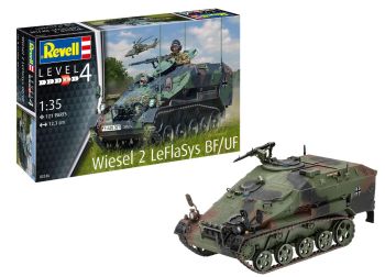 REV03336 - Wiesel tank with 2 BF/UF leflasys to be assembled and painted