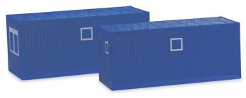 HER053600-003 - 2 Containers of blue construction