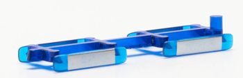 HER055406 - HÄNSCH DBS 5000 Warning Light Bar Carrier blue transparent - 12 pieces